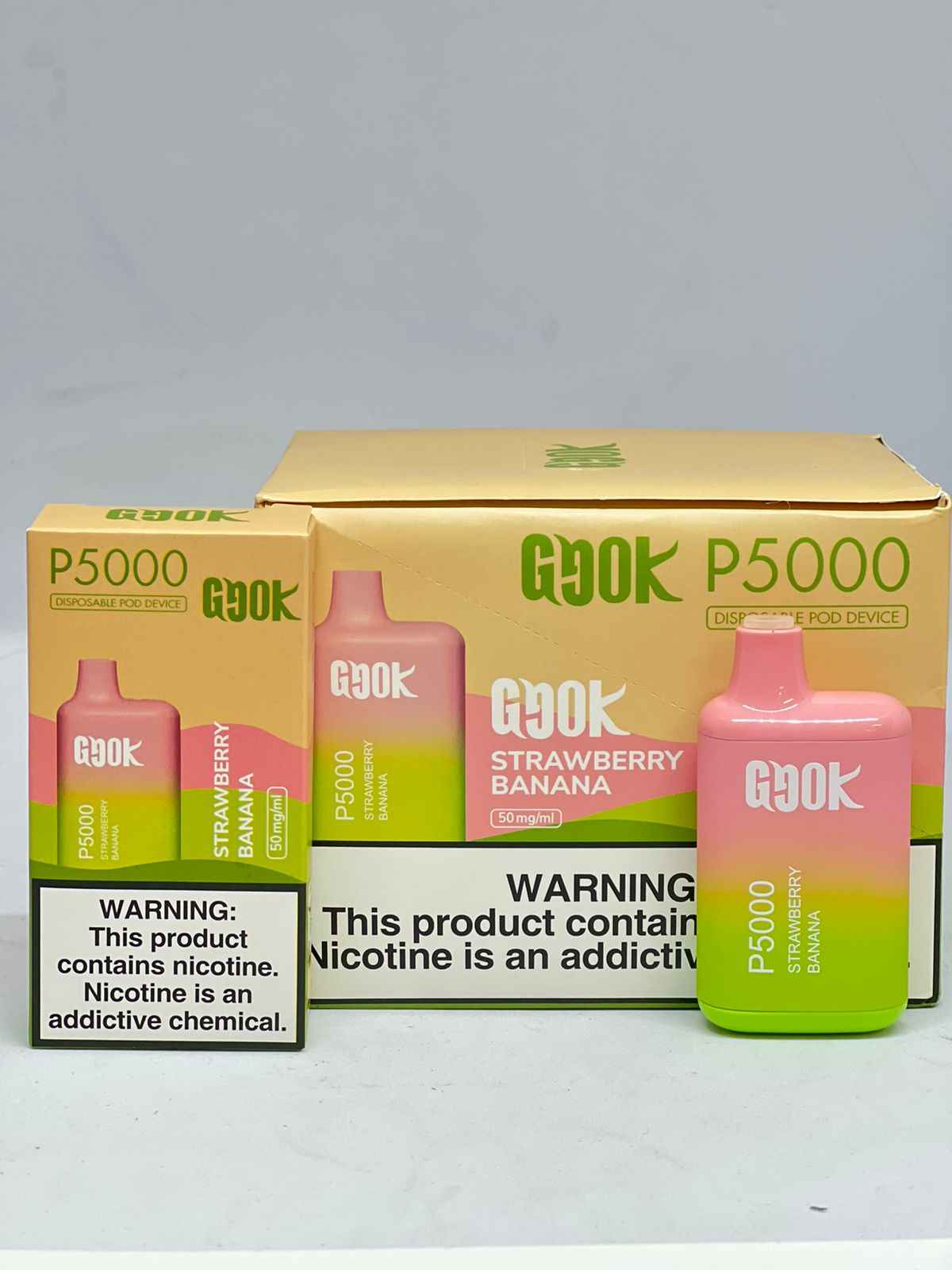 5000 puffs vape strawberry banana