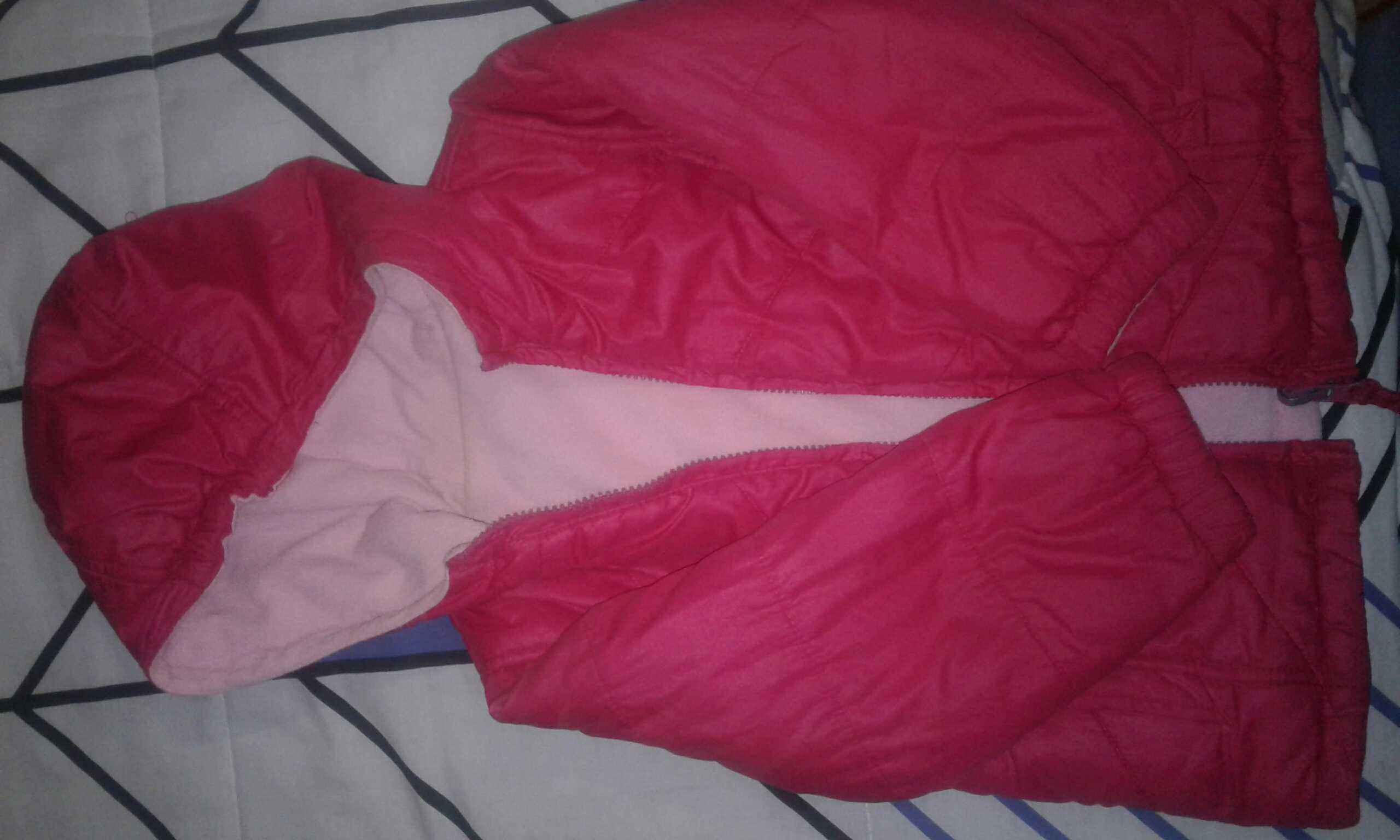 pink buffer jacket for girls 
