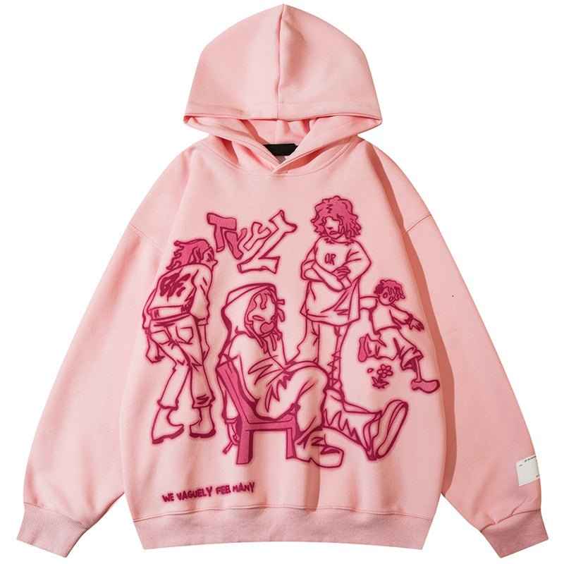 Oversized PullOver Hoodie Graffiti