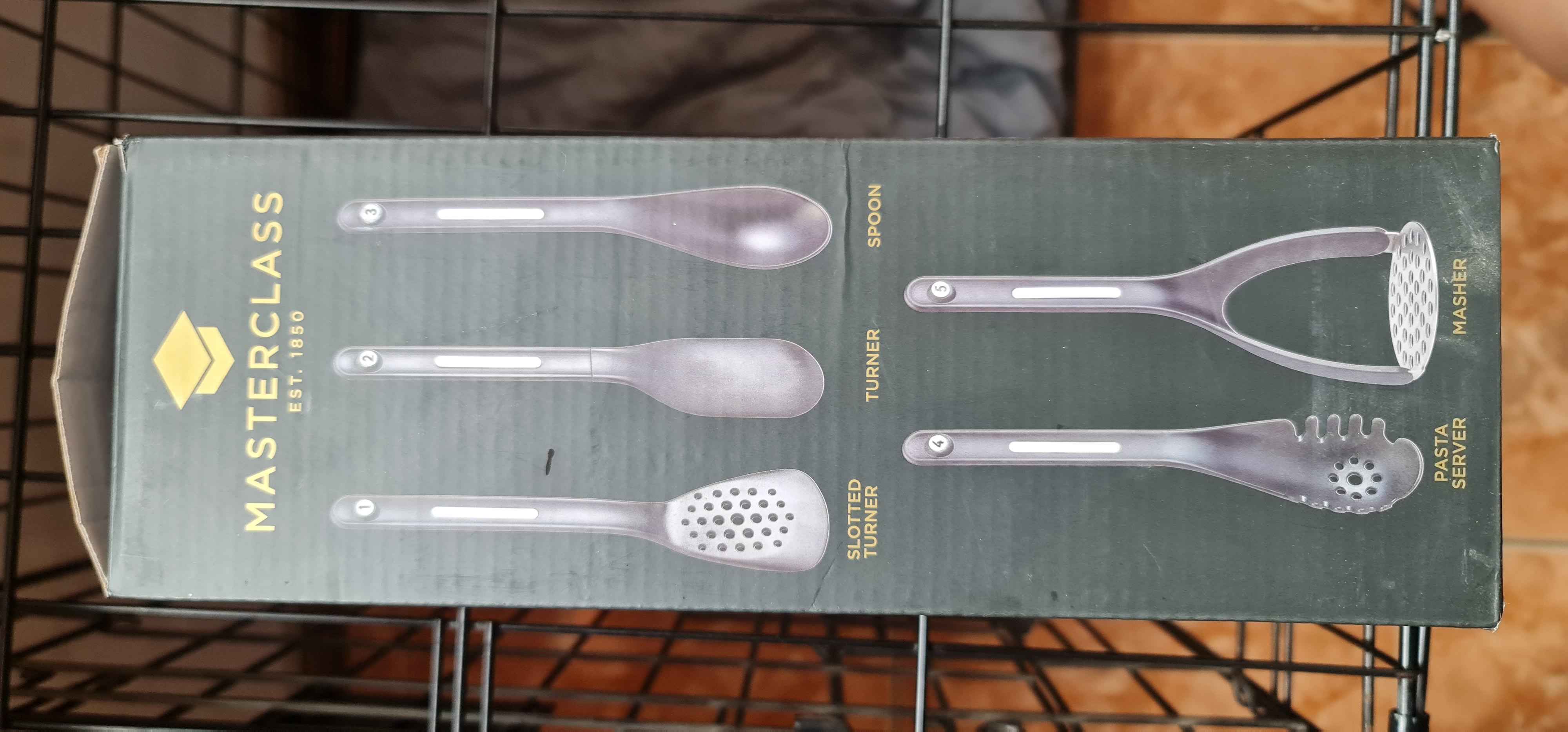 MasterClass Smart Space Nesting Utensil Set, 5-Piece