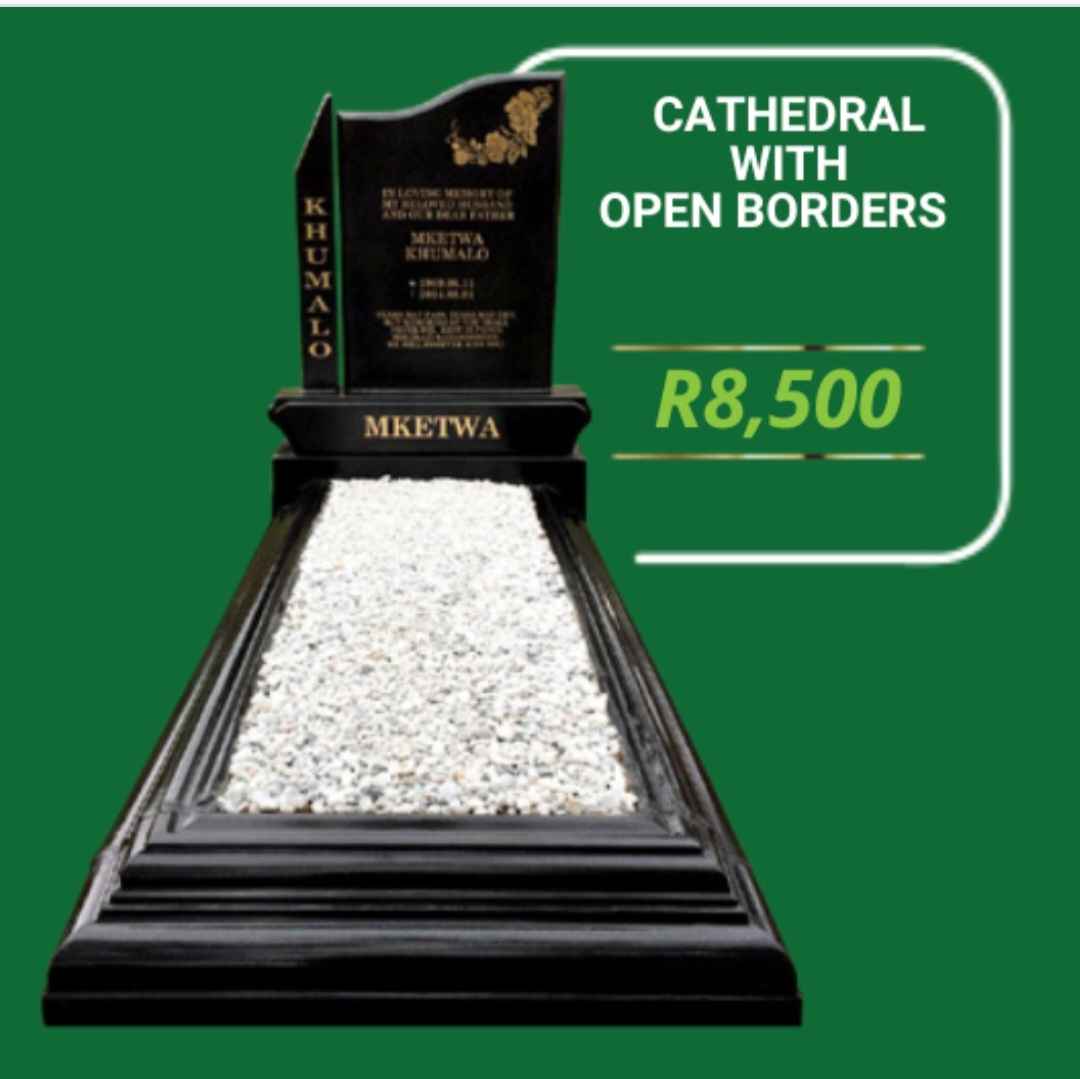 Cathedral with Open Borders Tombstone