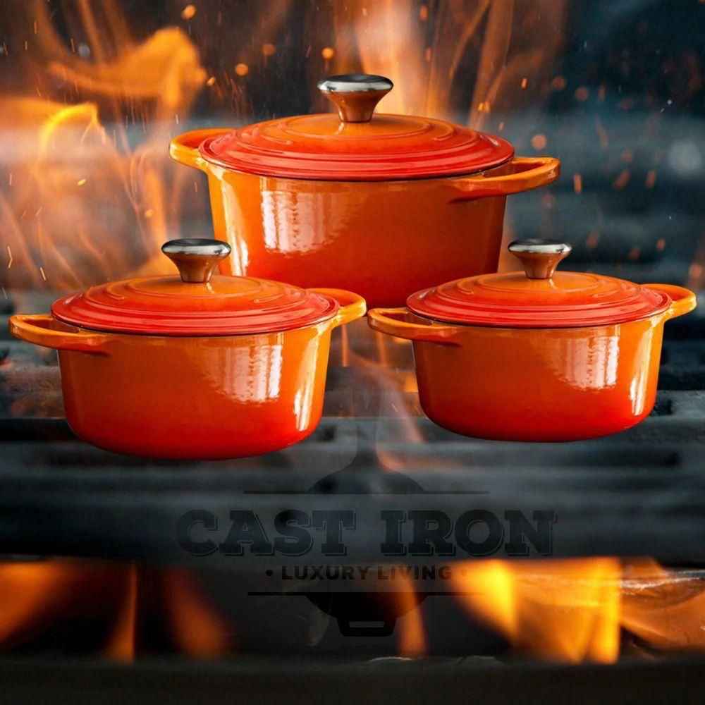 *7 Piece Cast Iron Pot Set*