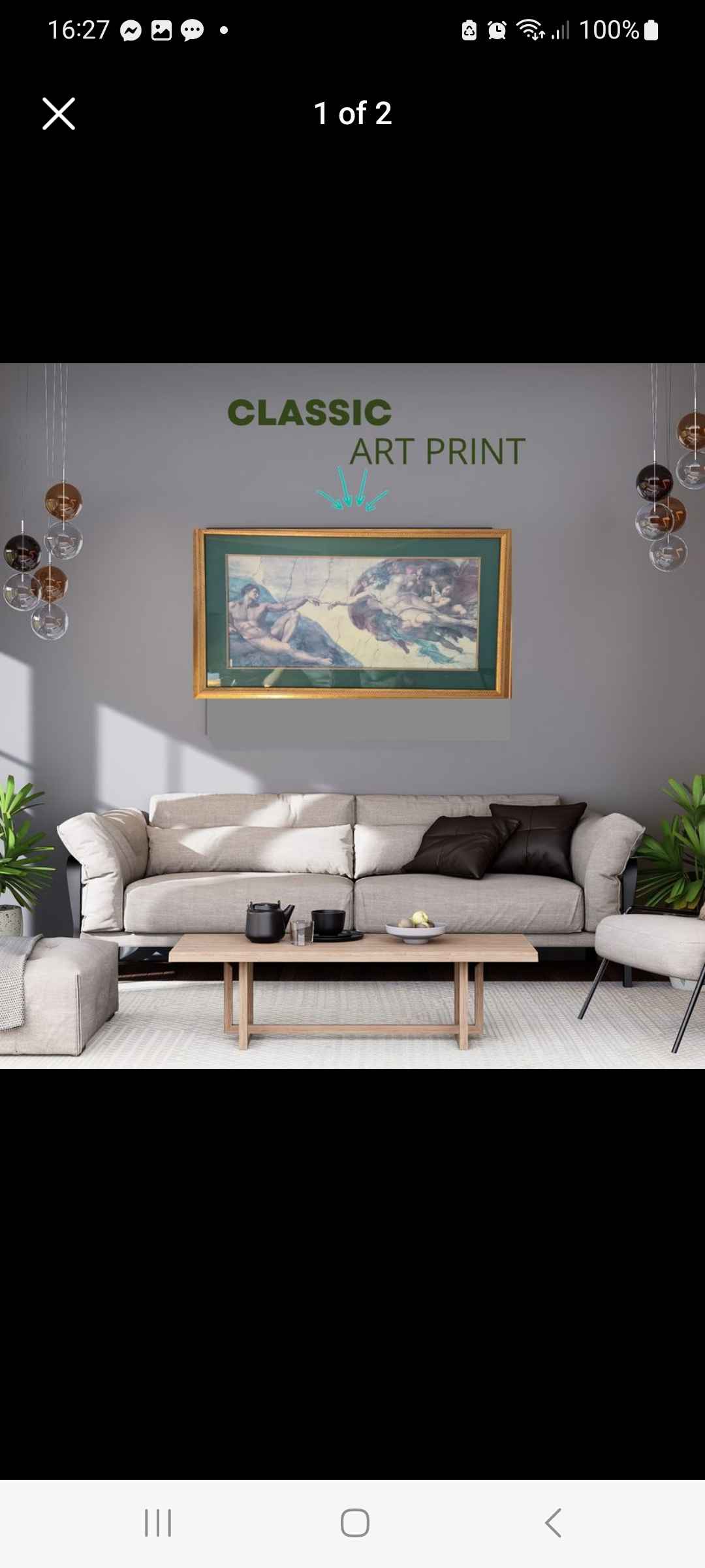 Print of Creation by Michael Angelo