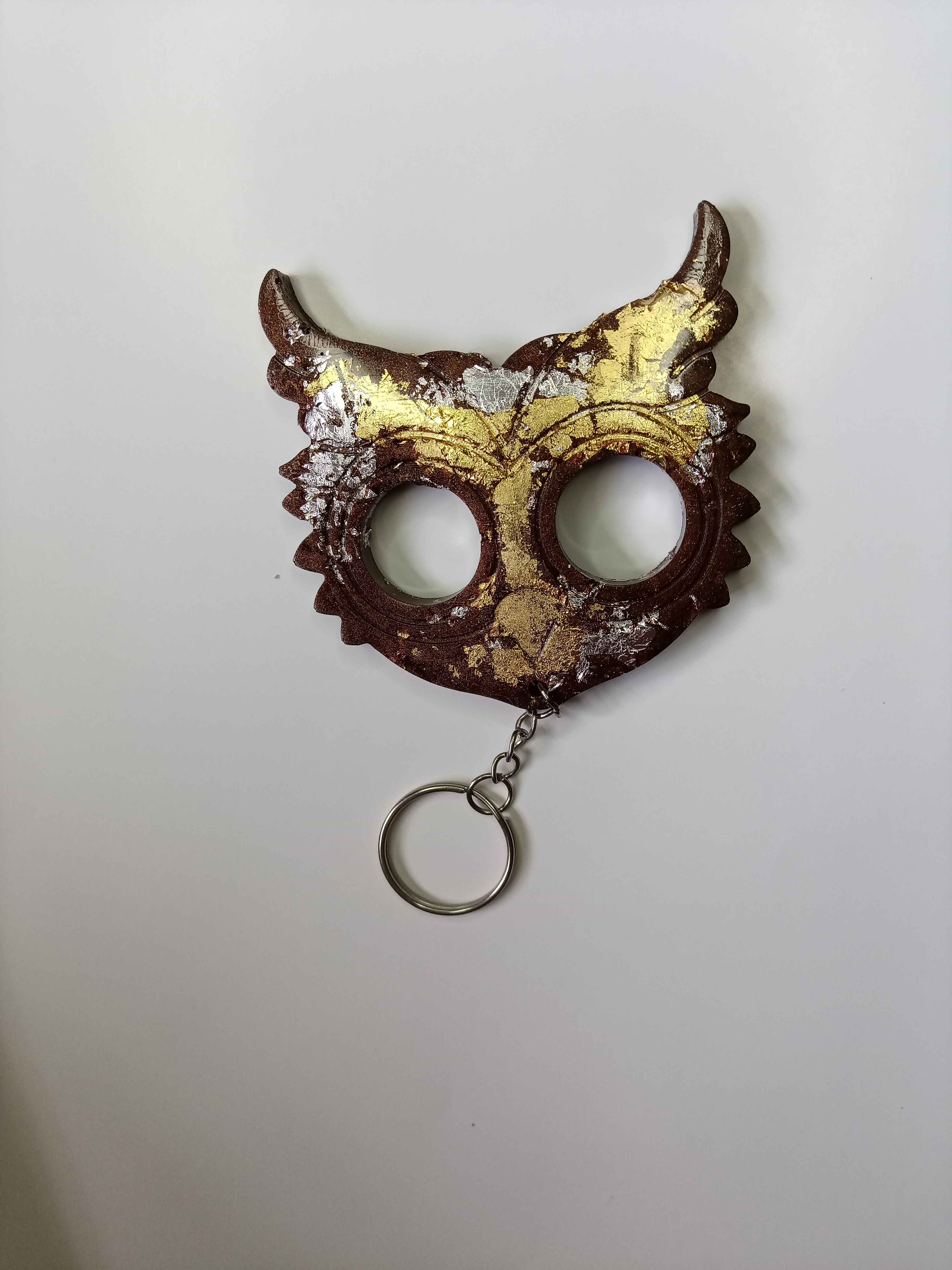 Owl safety keychain