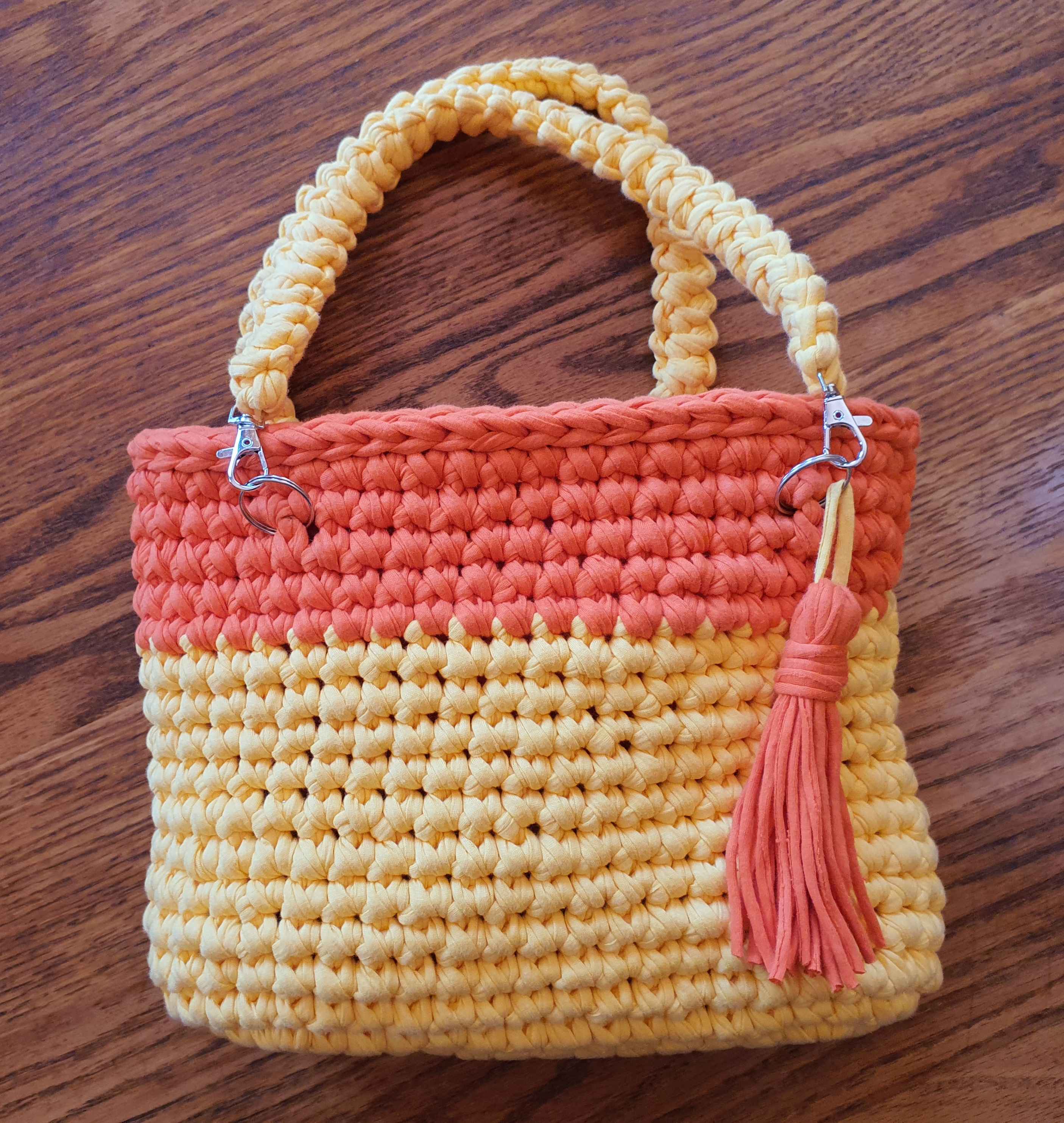 T Crochet Bag