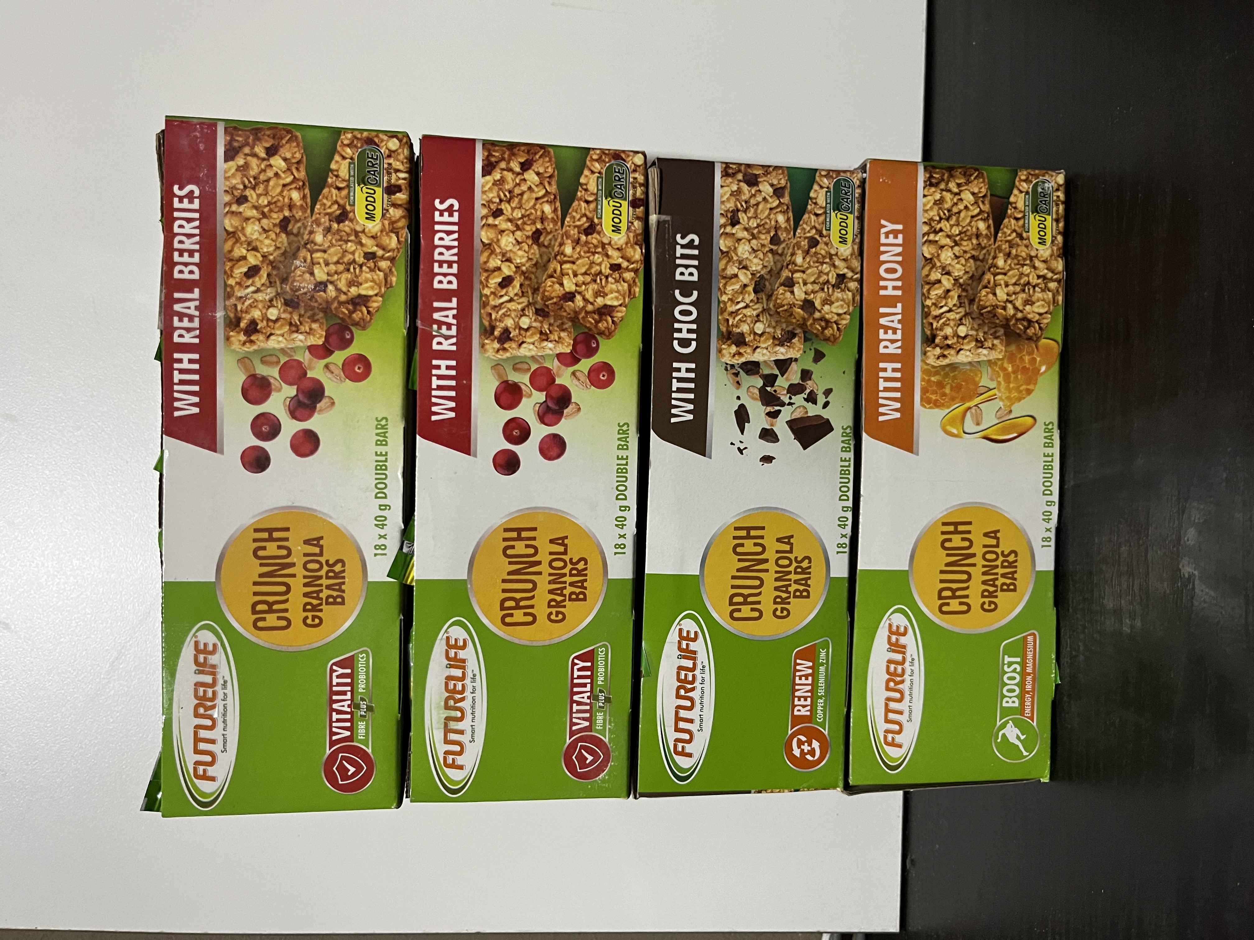 crunch Granola Bars- 18 x 40g box