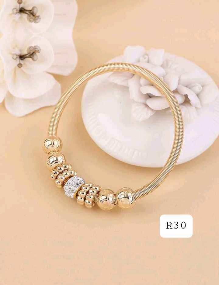 Gold plated arm band