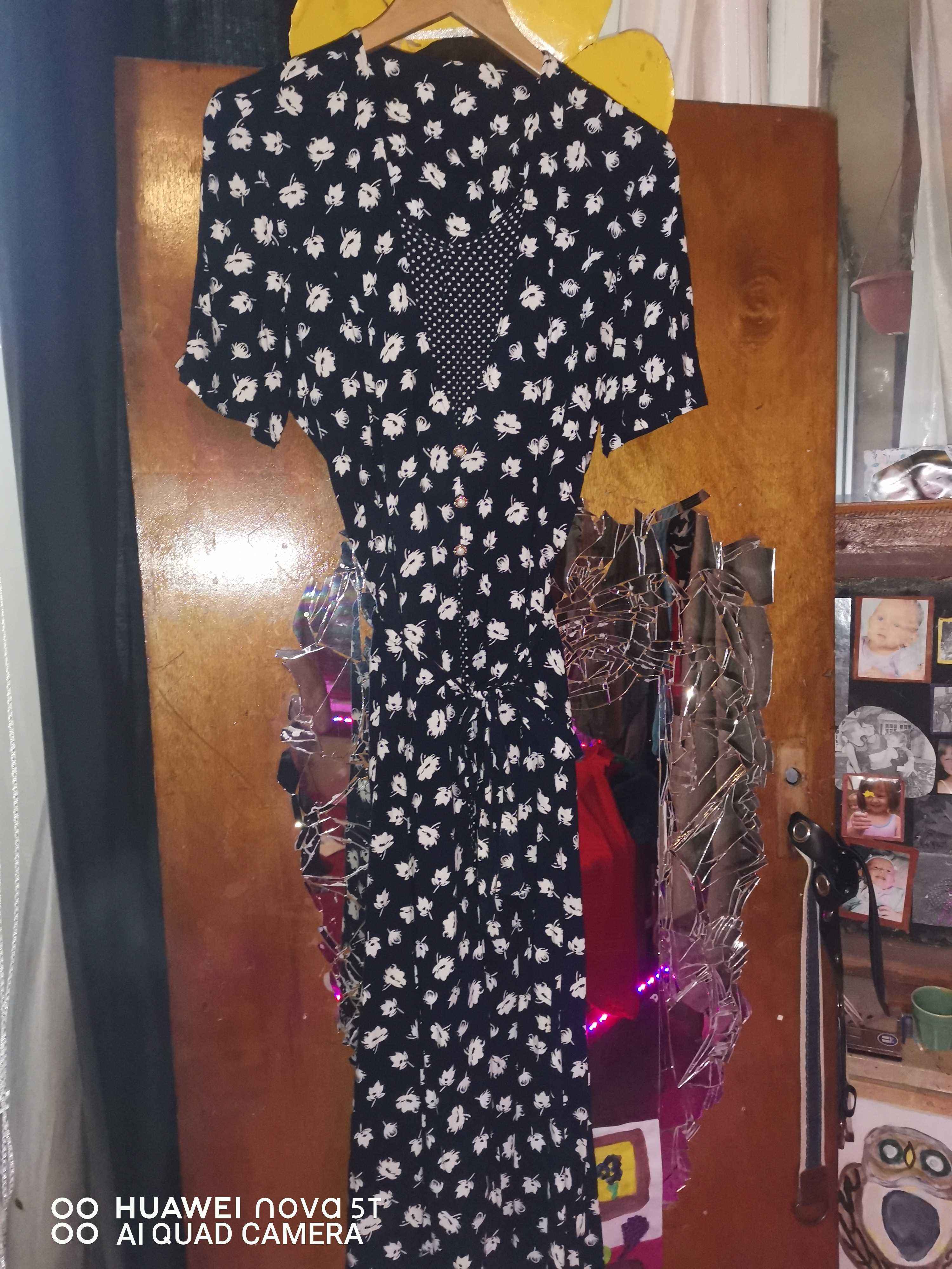 Ladies navy summer dress