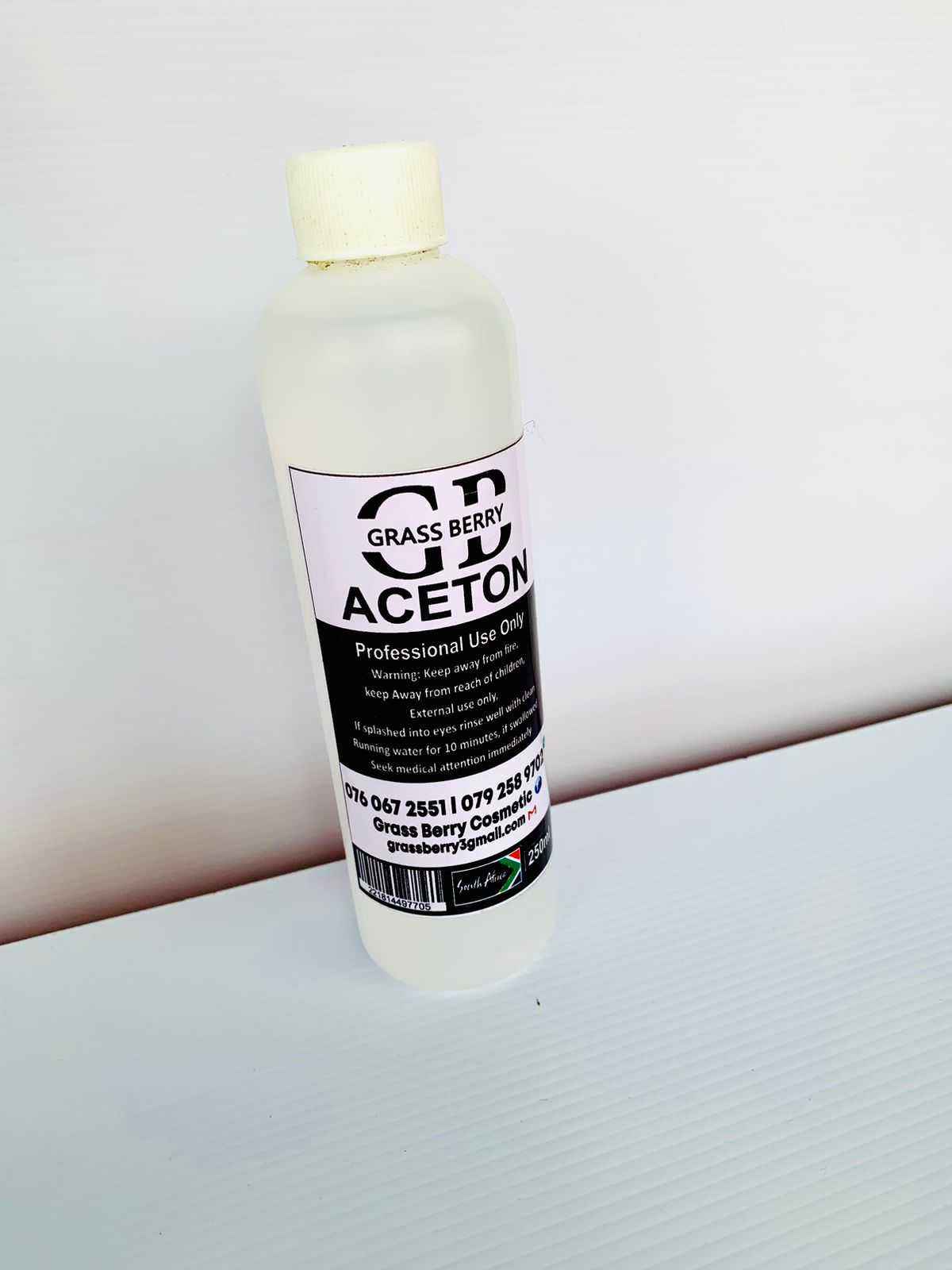 Acetone for nails,you only add a drop and clean every thing.