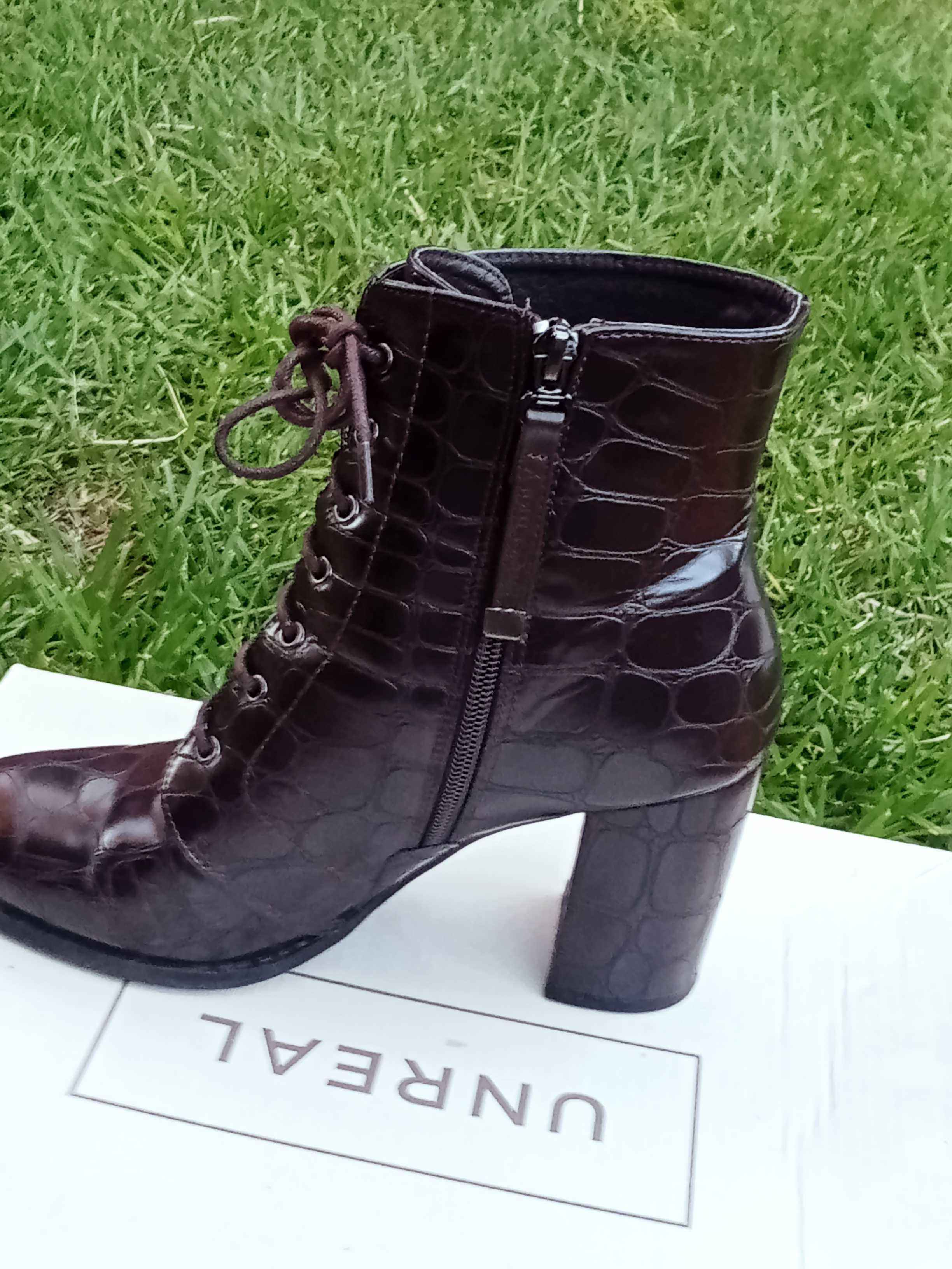 GingerMary dark brown  Half boots 