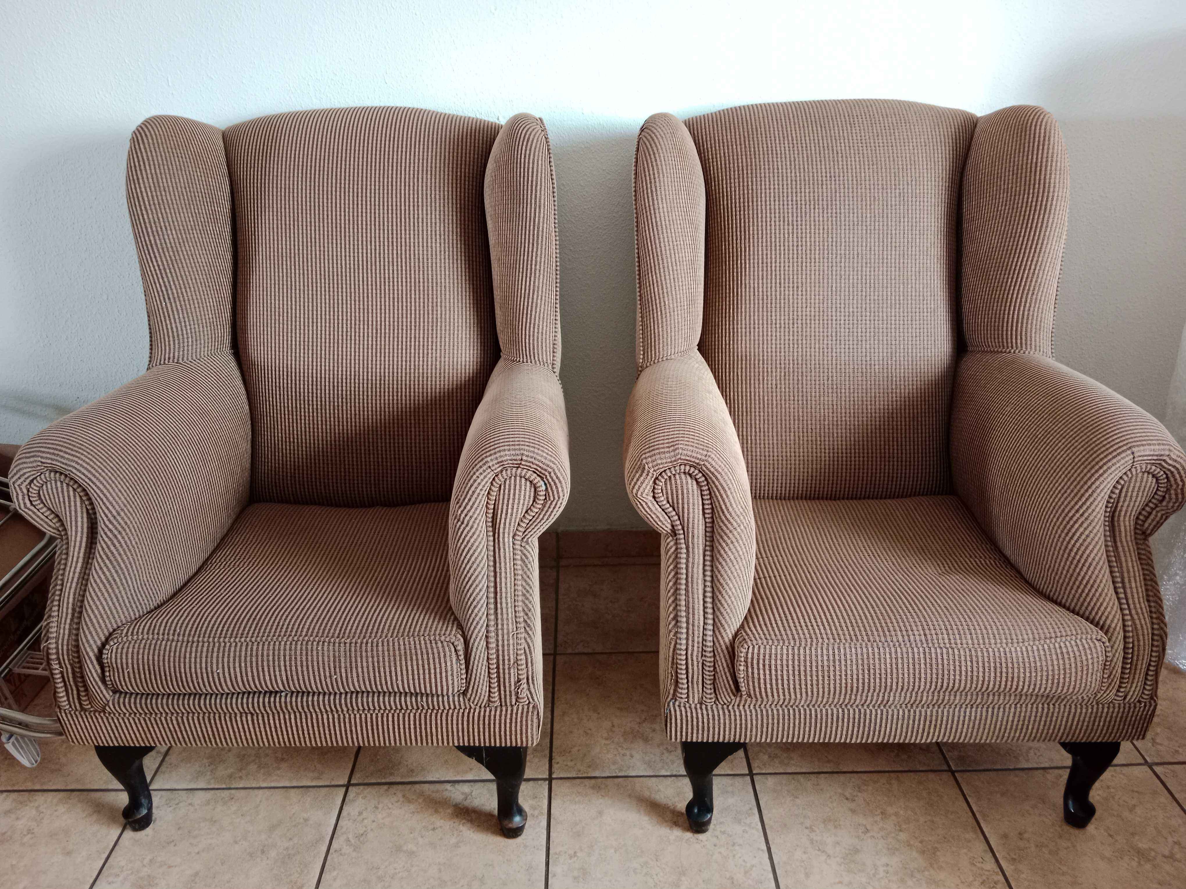 Wing back chairs 