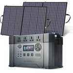 2000W/1500WH ALLPOWER PORTABLE POWER STATION WITH PANELS