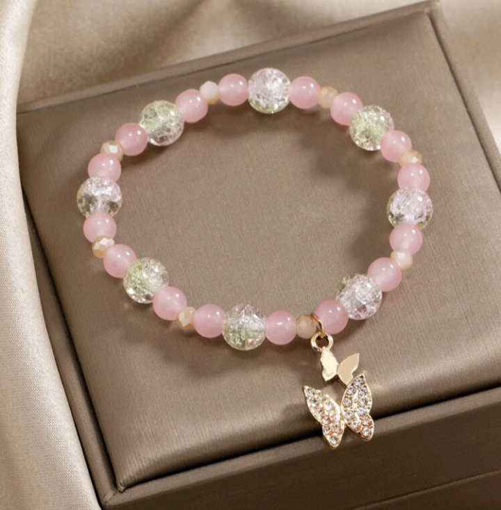 Butterfly charm bracelet