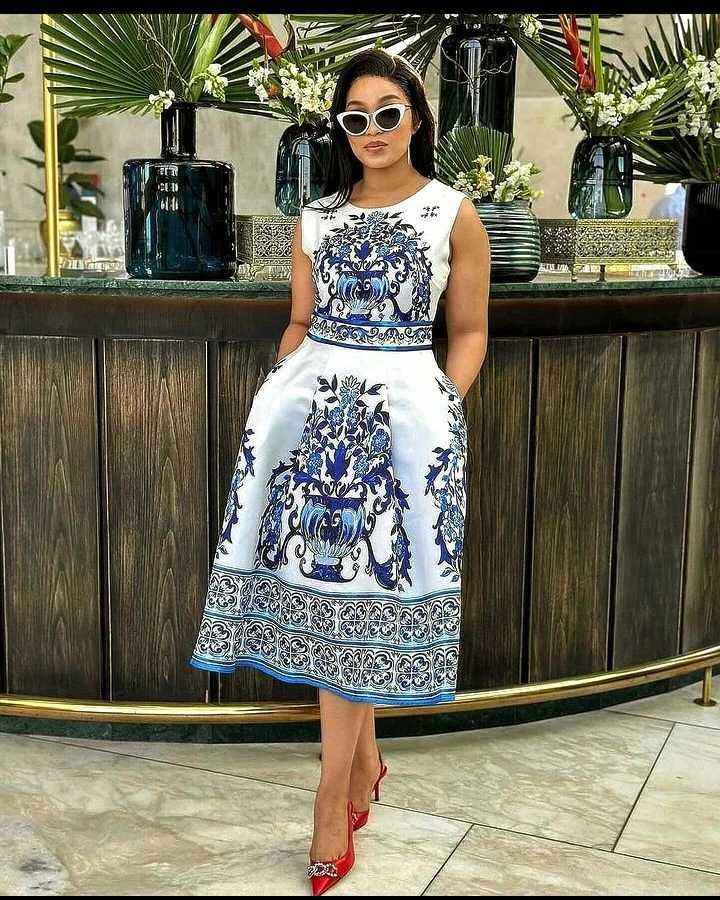 Vintage Style Midi Dress