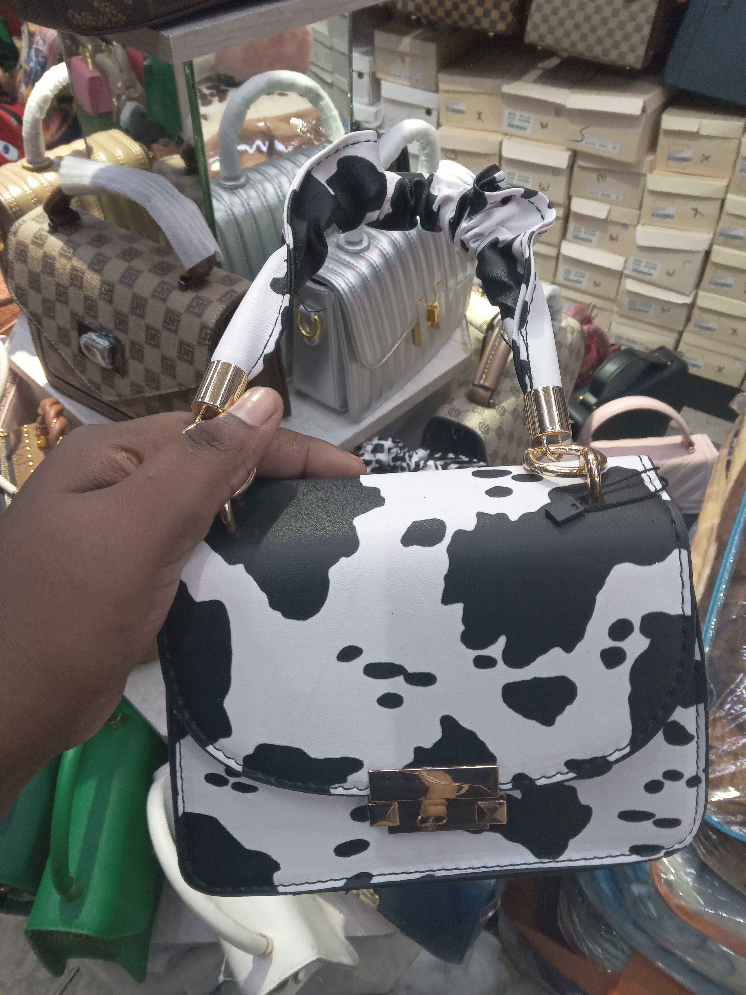 Black And white bags