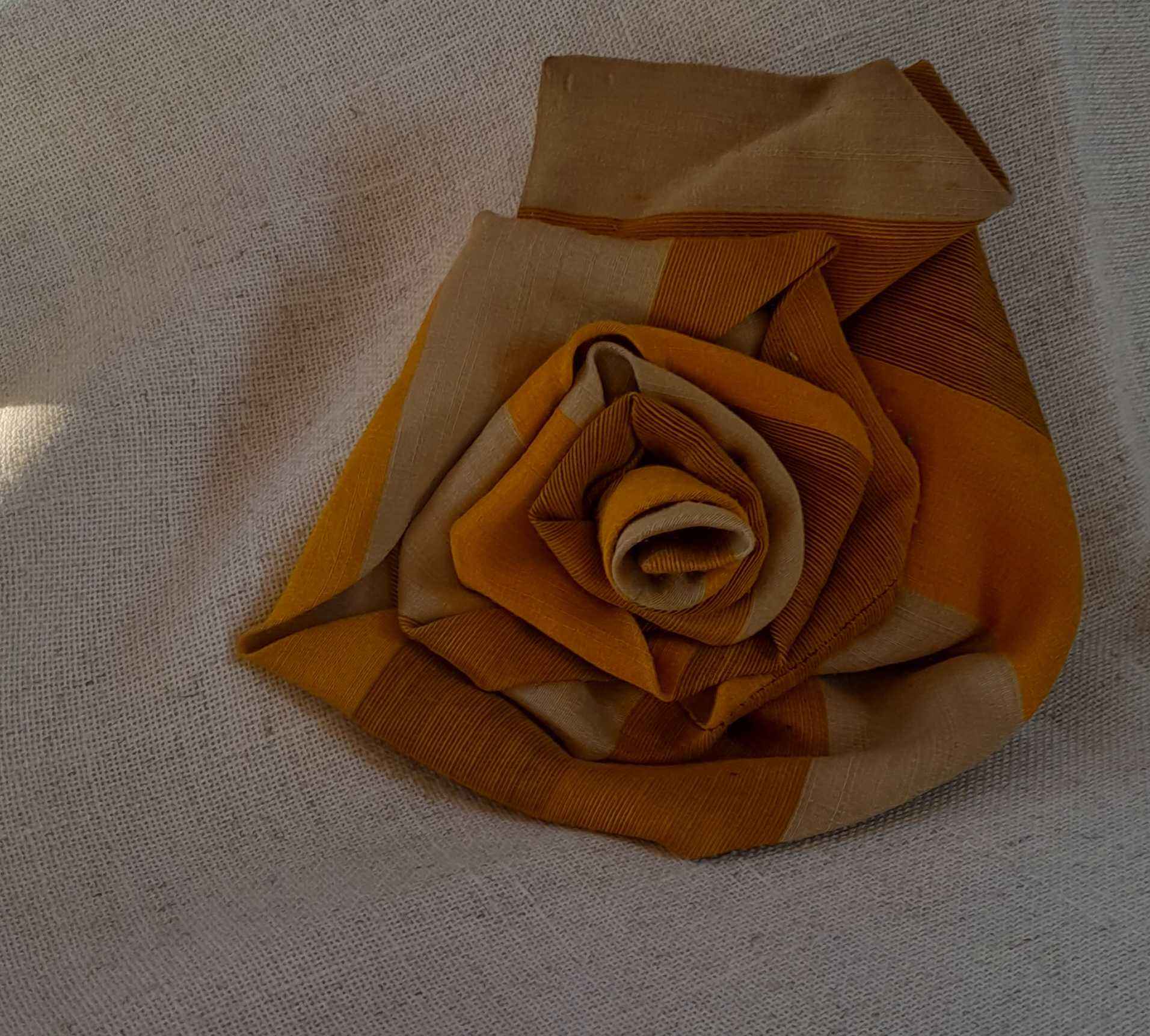 Upcycled Tie brooches