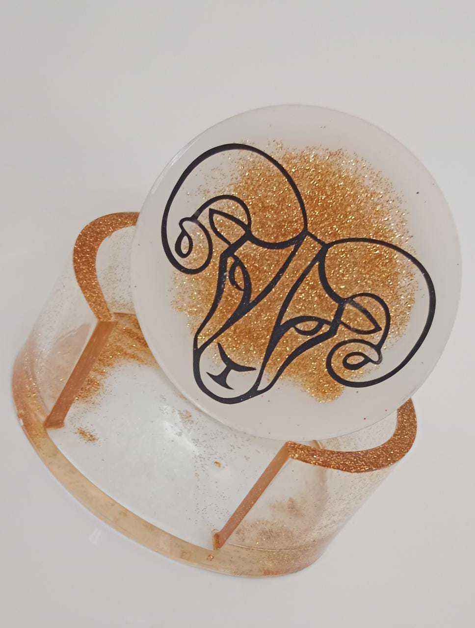 Zodiac Coaster Set with Holder