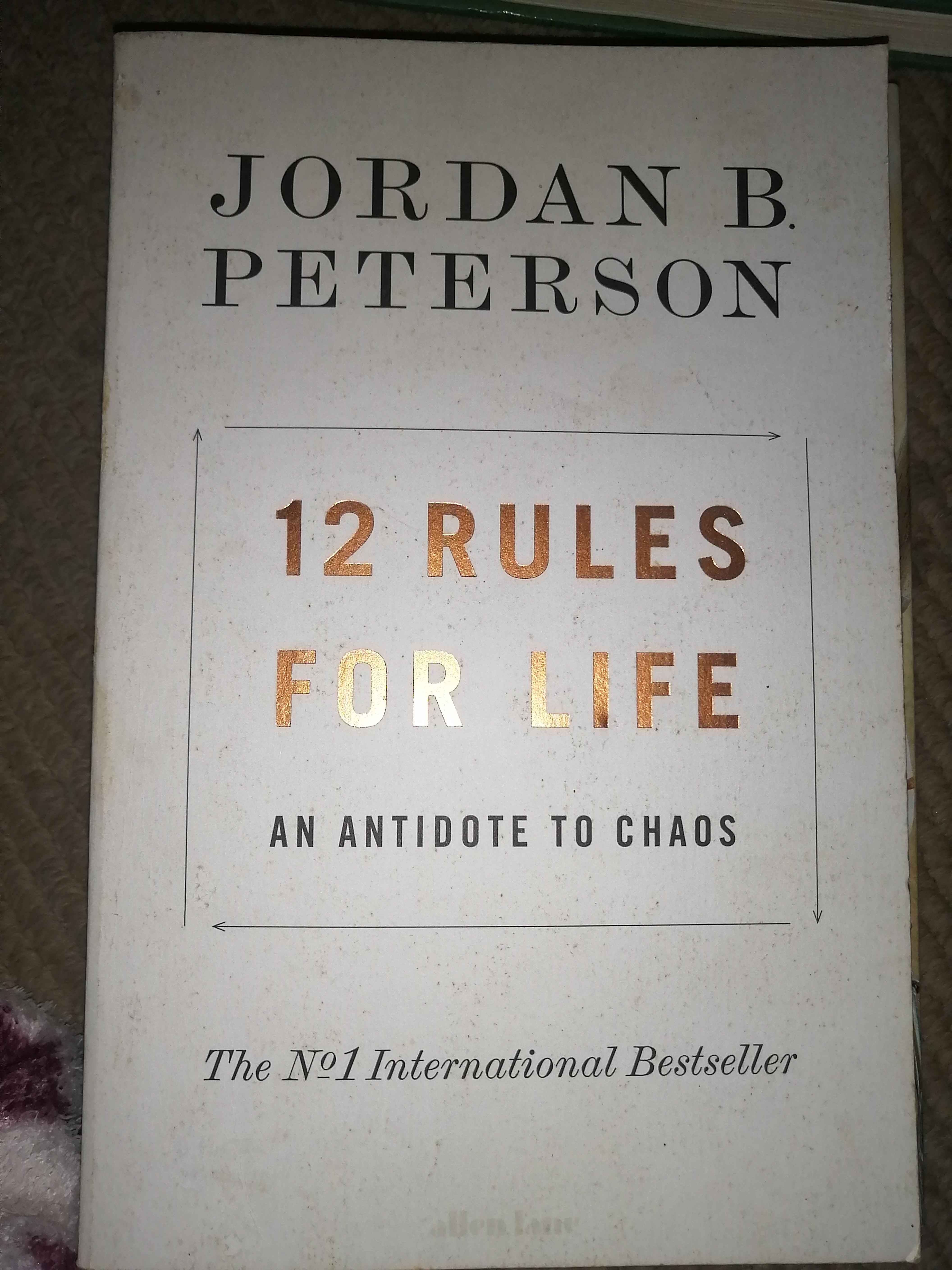 12 rules for life Jordan Peterson 