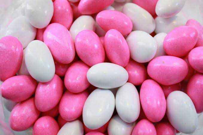 Pink and White Almonds 💗 