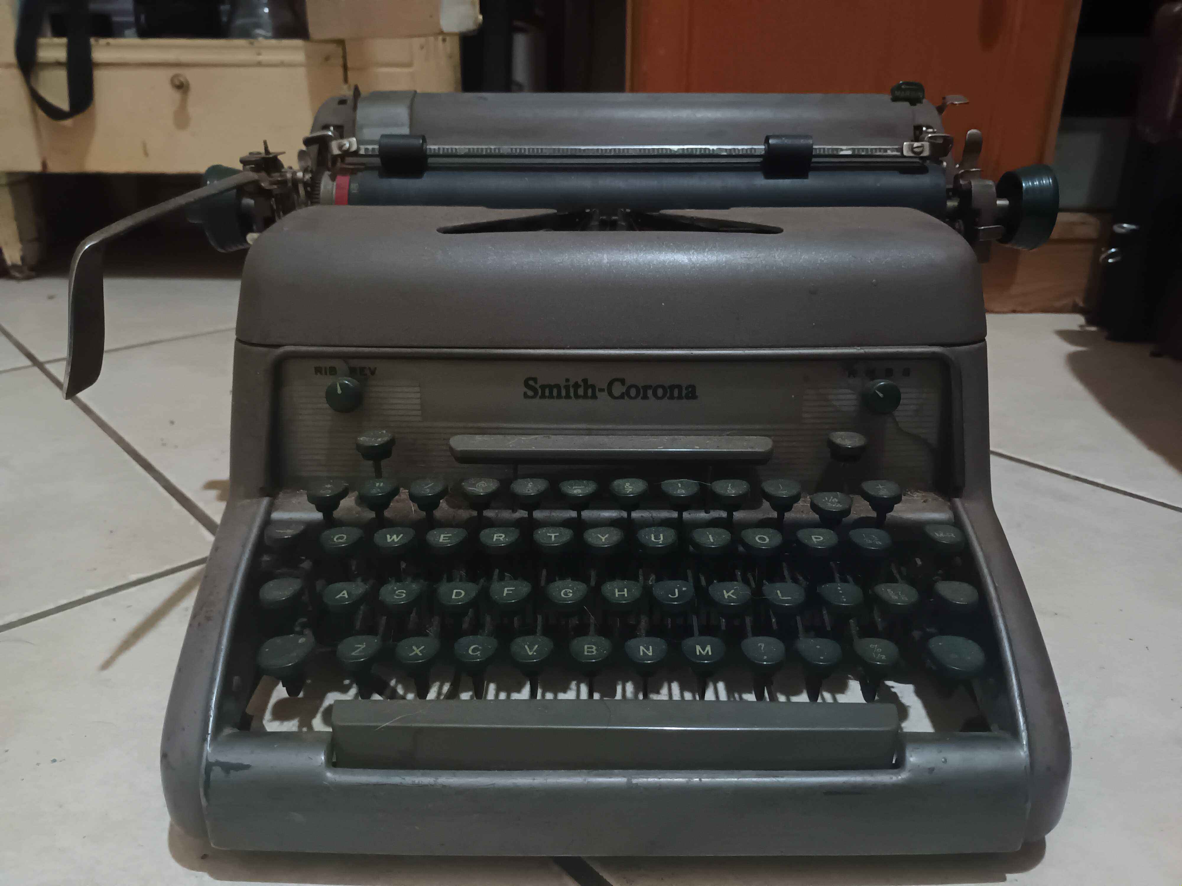 Rare Smith-Corona LC Smith Secretarial Typewriter 1958