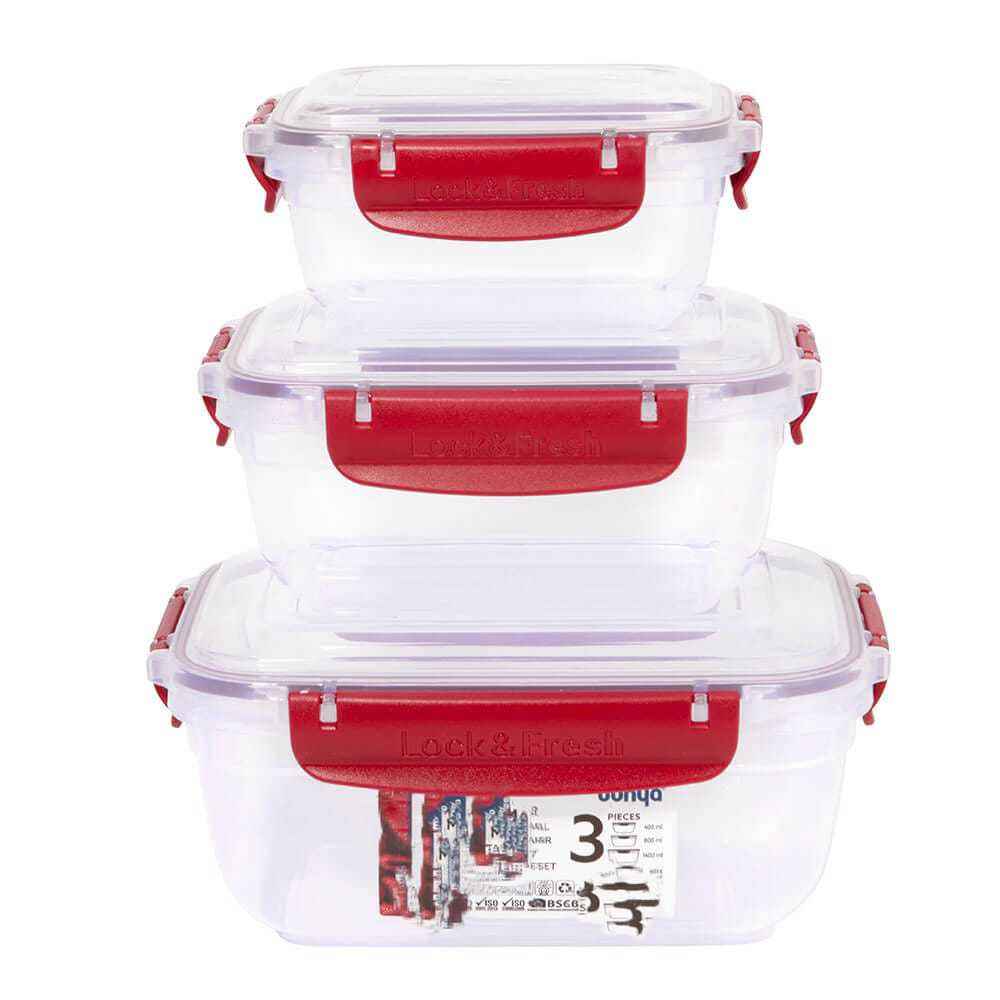 container set 3pcs airtight