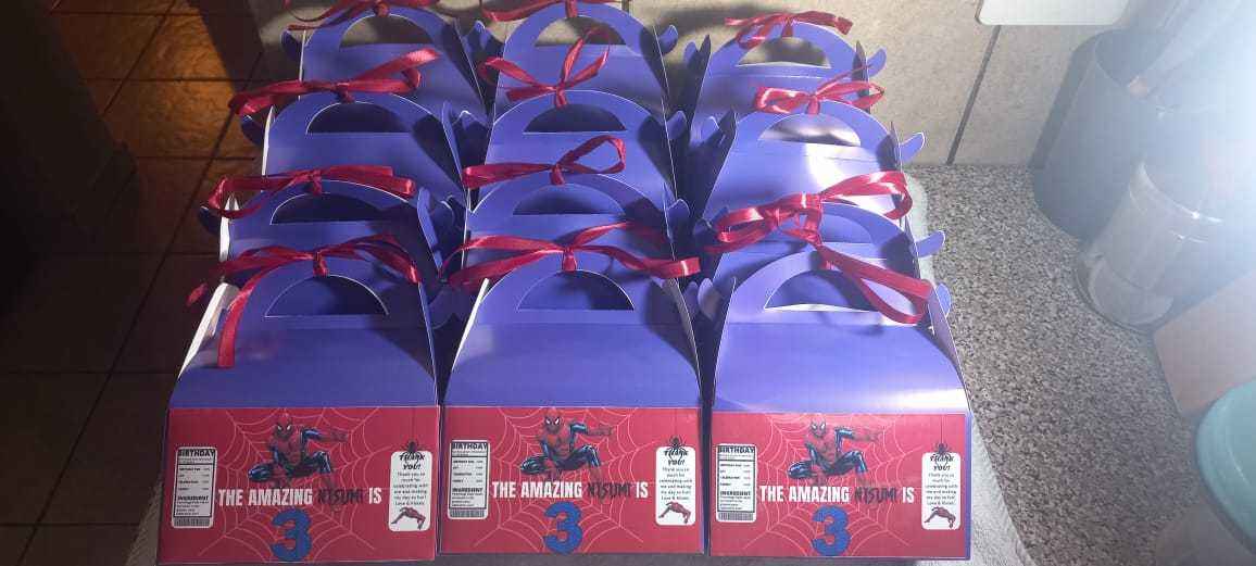 Personalised party packs