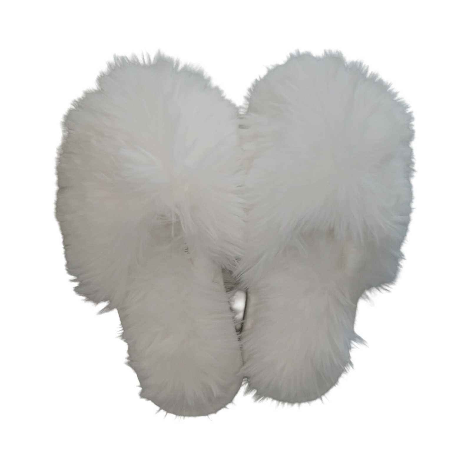 White Fluffy Slipper