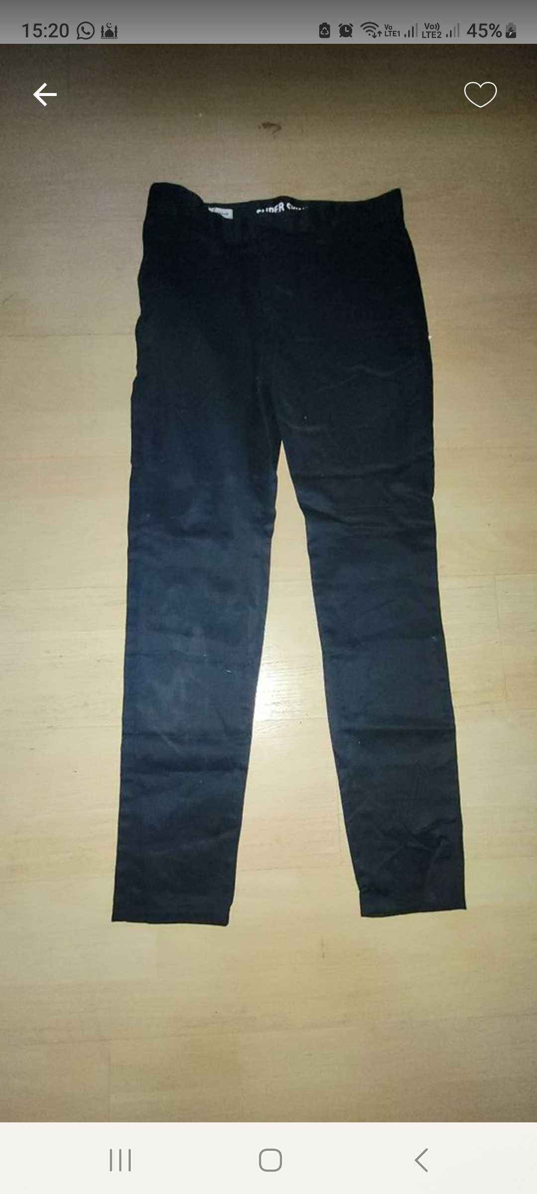 preloved mens black chinos