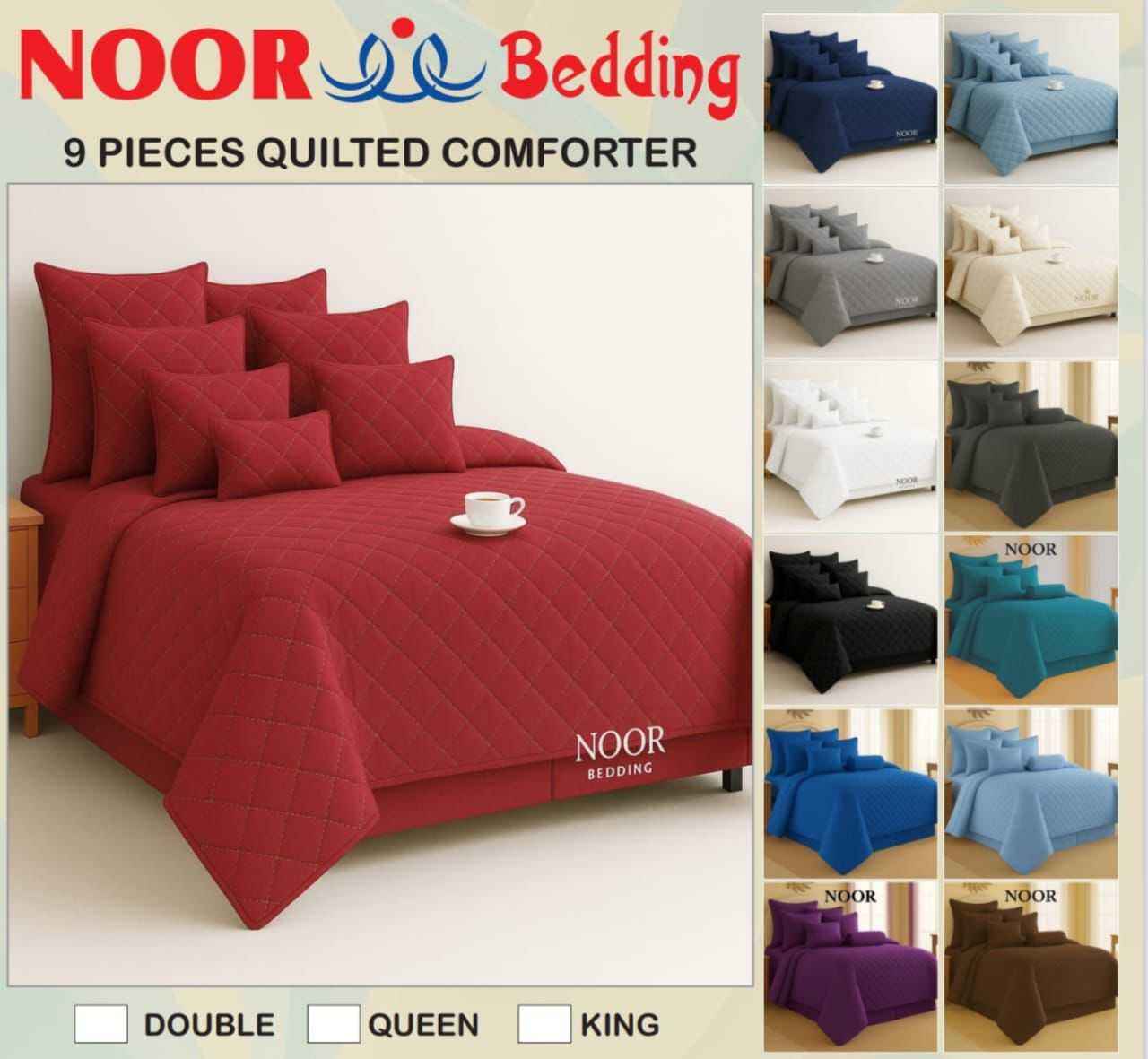 *9PCS PLAIN BEDDING*🦋🦋 