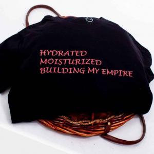 Hydrated statement tee