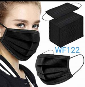Disposable face mask 50pcs Black