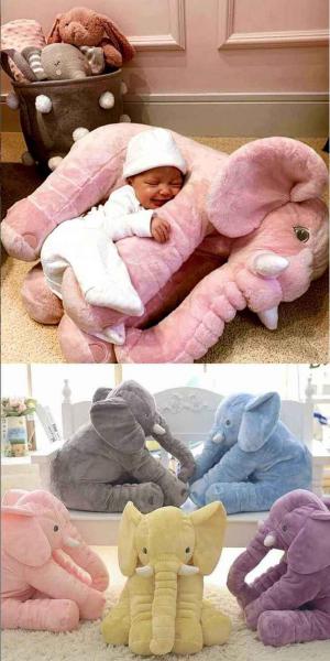 Baby Elephant Pillow