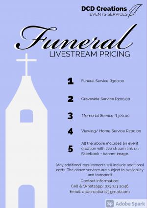 Funeral livestream
