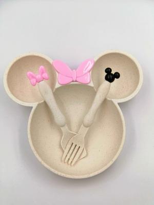 Mouse plate and cutlery set