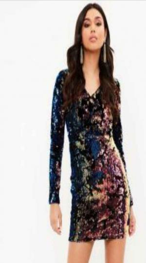Dazzling sequin dress