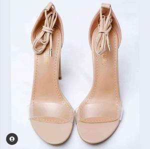 Beige heels