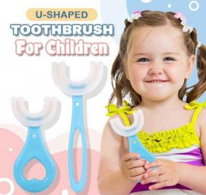 u shaped toothbrush for kids 