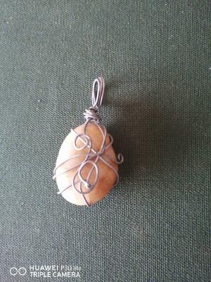 Wire-wrapped pendant