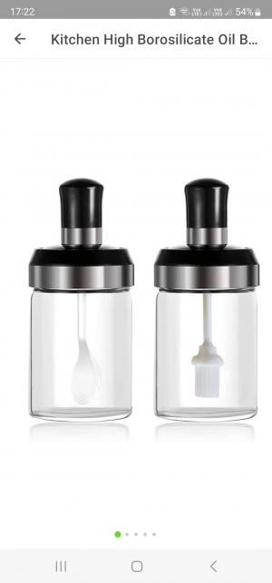 Borosilicate Oil- & Salt Bottle Set