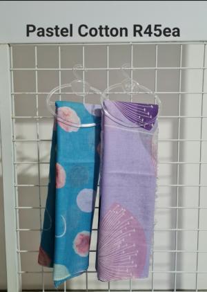 Pastel Cotton Scarves