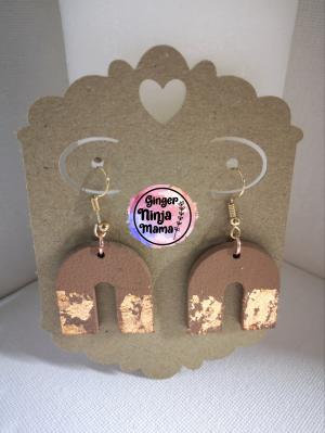 Hand Painted Wooden Earings