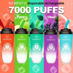Green apple 7000 puff disposal vape