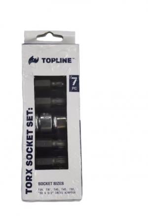 TOPLINE TORX SOCKET SET 7PC