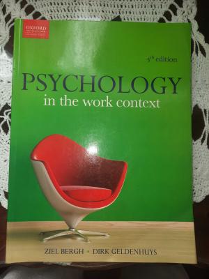 psychology in the working context 