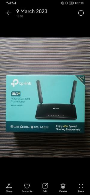 Tp link WiFi router