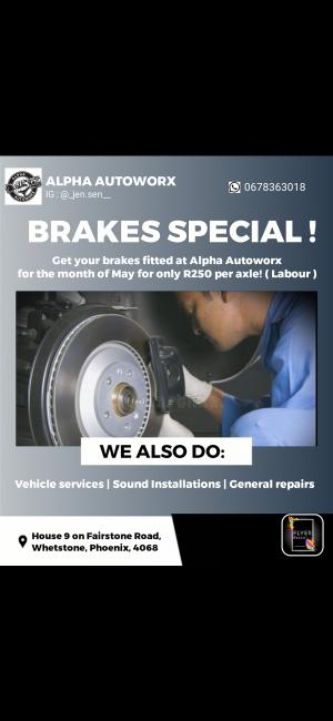 Brakes fitment