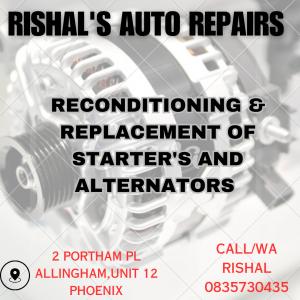 Replacement/repairs to alternators