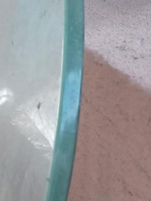 tempered glass table top only