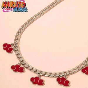 Naruto inspired cloud necklace