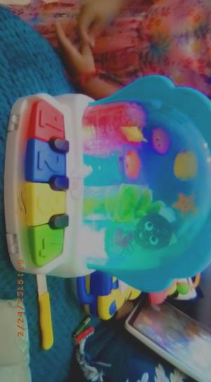 piano with lights and sound